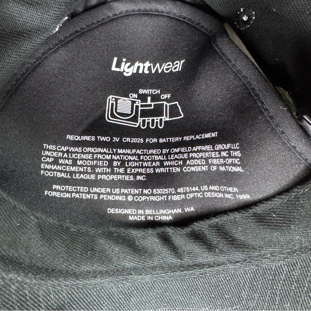 Vintage Philadelphia Eagles Fiber Optic Light Up Beanie NFL 90s - Picture 6 of 8
